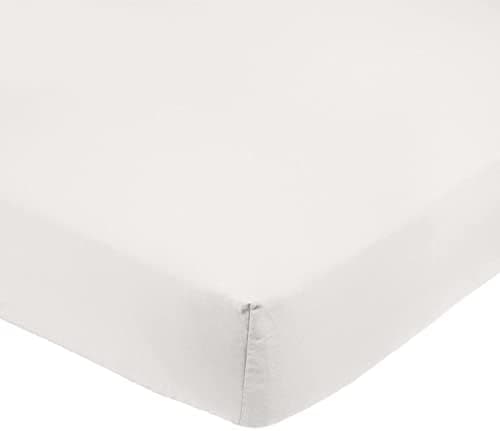 Amazon Basics Spannbettlaken – Mikrofaser Spannbetttuch 150 x 200 x 30 cm (für Matratzen bis 30 cm)