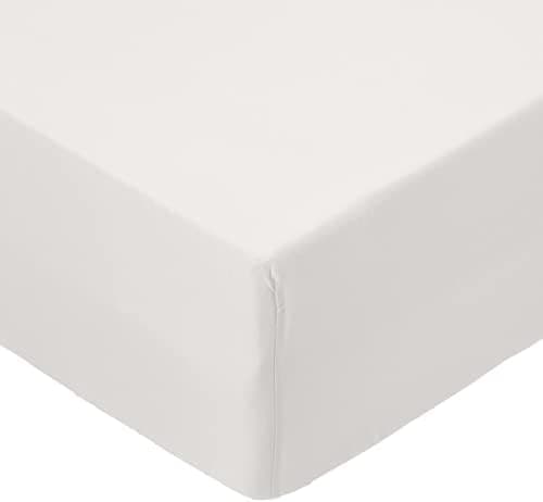 Amazon Basics Spannbettlaken – Mikrofaser Spannbetttuch 150 x 200 x 30 cm (für Matratzen bis 30 cm)