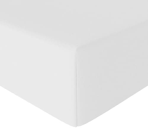 Amazon Basics Spannbettlaken – Mikrofaser Spannbetttuch 150 x 200 x 30 cm (für Matratzen bis 30 cm)