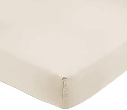 Amazon Basics Spannbettlaken – Mikrofaser Spannbetttuch 150 x 200 x 30 cm (für Matratzen bis 30 cm)