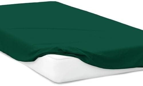 Jersey-Spannbettlaken 100% Baumwolle – 180 x 200 cm, Hellgrau