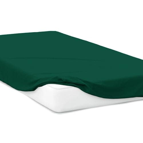 Jersey-Spannbettlaken 100% Baumwolle – 180 x 200 cm, Hellgrau