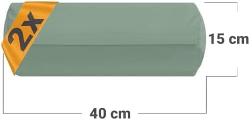 Doppelpack Baumwoll-Kissenbezüge 40 x 15 cm – Navyblau, schlichtes modernes Design