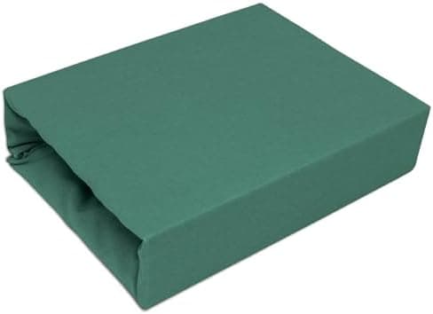 Elastisches Jersey-Spannbettlaken 90x180 cm – 100% Baumwolle, kuschelig warm