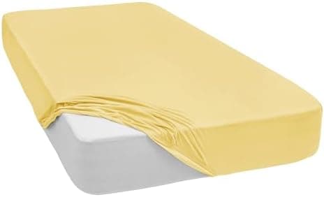 Mixibaby Spannbettlaken Jersey 100% Baumwolle – 180 x 200 cm, Hellgrau