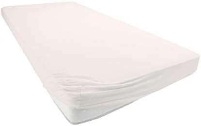 Jersey-Spannbettlaken 100% Baumwolle – 90–100×200 cm, für Matratzen bis 25 cm (Steghöhe bis 23 cm), Beige