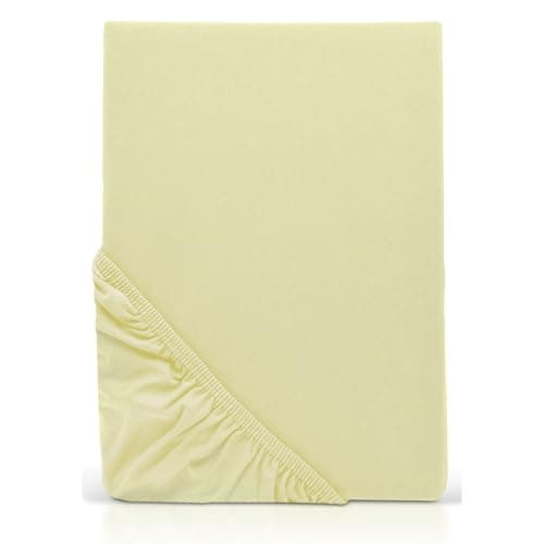 MOON-Luxury Spannbettlaken/Spannbetttuch Jersey-Stretch 230 g/m² OEKO-TEX – anthrazit, 90×200–100×220