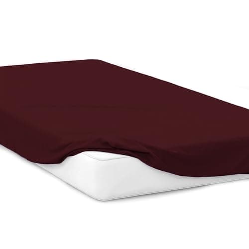 Jersey-Spannbettlaken 100% Baumwolle – 180 x 200 cm, Hellgrau