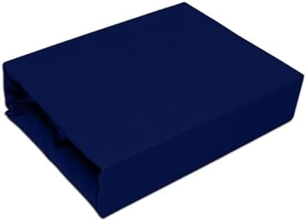Elastisches Jersey-Spannbettlaken 90x180 cm – 100% Baumwolle, kuschelig warm