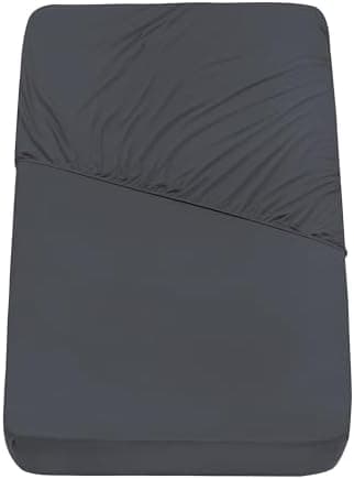 Mixibaby Spannbettlaken Jersey 100% Baumwolle – 180 x 200 cm, Hellgrau