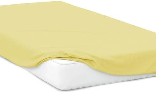 Jersey-Spannbettlaken 100% Baumwolle, 180 x 200 cm – Silber
