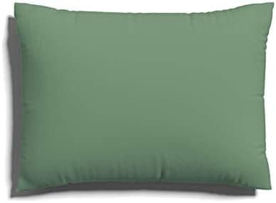 Schlafgut Easy Jersey Kissenbezug 40 x 40 cm – 100% Baumwolle, superweich & atmungsaktiv, Green Mid