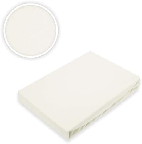 EXKLUSIV HEIMTEXTIL Jersey-Spannbettlaken 90–100 x 200 cm, bis 25 cm Matratzenhöhe – 100% Baumwolle, Öko‑Tex zertifizier