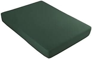 Vency Spannbettlaken 90x200 cm – 100% Baumwolle, für Matratzen bis 35 cm