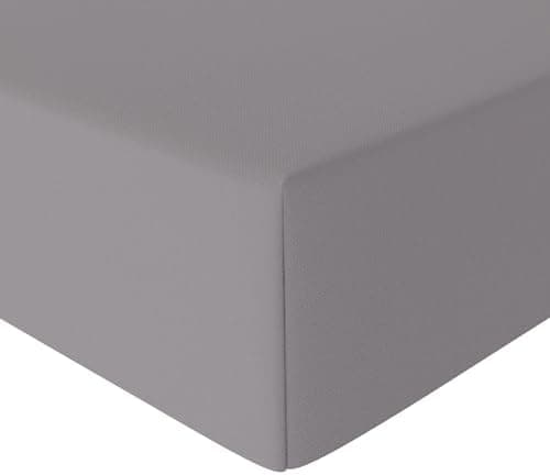 Amazon Basics Spannbettlaken – Mikrofaser Spannbetttuch 150 x 200 x 30 cm (für Matratzen bis 30 cm)