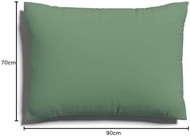 Schlafgut Easy Jersey Kissenbezug 40 x 40 cm – 100% Baumwolle, superweich & atmungsaktiv, Green Mid