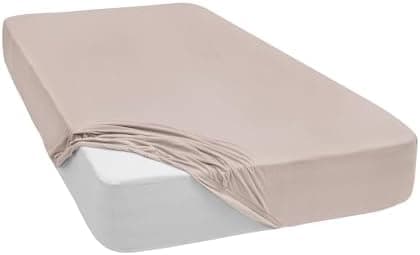 Mixibaby Spannbettlaken (Jersey) – 100% Baumwolle, 140 x 200 cm, Schwarz