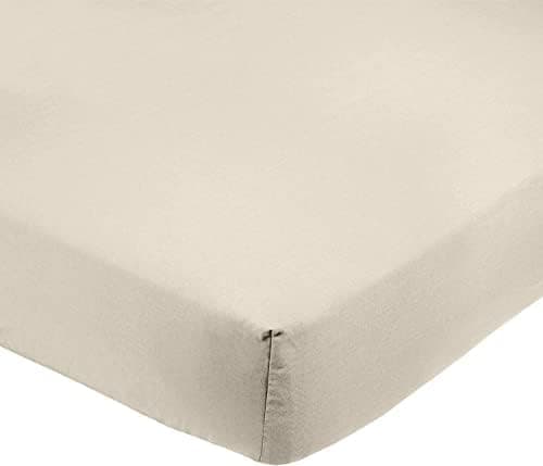 Amazon Basics Spannbettlaken – Mikrofaser Spannbetttuch 150 x 200 x 30 cm (für Matratzen bis 30 cm)