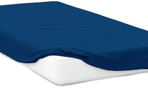 Jersey-Spannbettlaken 100% Baumwolle, 180 x 200 cm – Silber