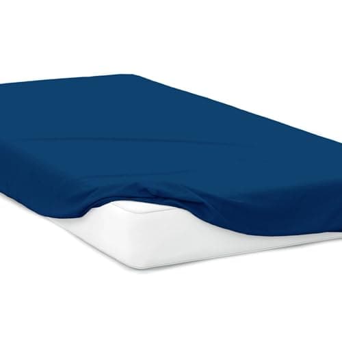 Jersey-Spannbettlaken 100% Baumwolle – 180 x 200 cm, Hellgrau