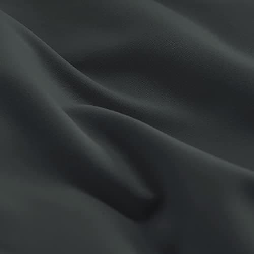 WAVVE Bettwäsche 135x200 – 4‑teiliges Mikrofaser‑Set Anthrazit (inkl. 2×80×80 cm Kissenbezüge) mit Reißverschluss, OEKO‑