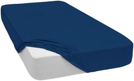 Mixibaby Spannbettlaken Jersey 100% Baumwolle – 180 x 200 cm, Hellgrau
