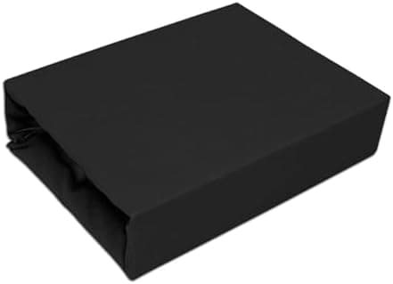 Elastisches Jersey-Spannbettlaken 90x180 cm – 100% Baumwolle, kuschelig warm