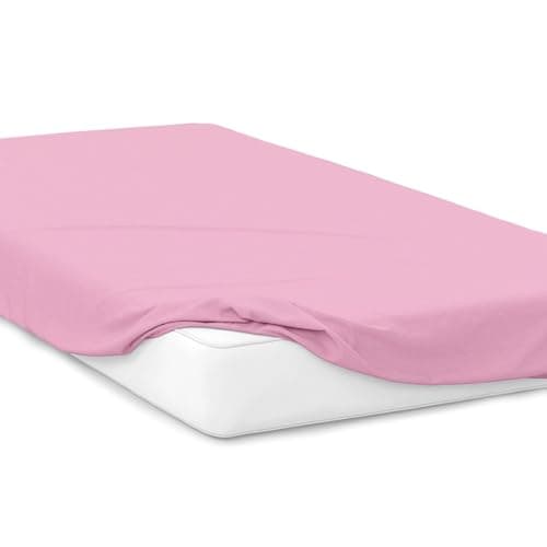 Jersey-Spannbettlaken 100% Baumwolle – 180 x 200 cm, Hellgrau