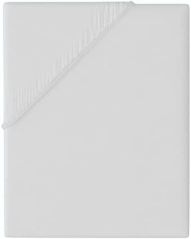 Leonado Vicent Spannbettlaken – 100% Baumwolle Jersey, Größen 180×200 & 200×200 cm, Grau