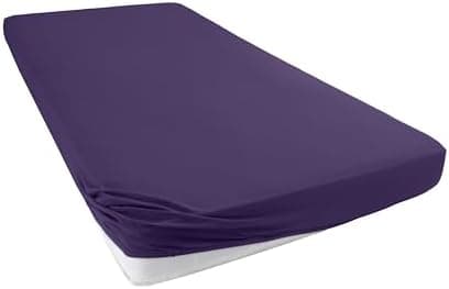 Jersey-Spannbettlaken 100% Baumwolle – 90–100×200 cm, für Matratzen bis 25 cm (Steghöhe bis 23 cm), Beige