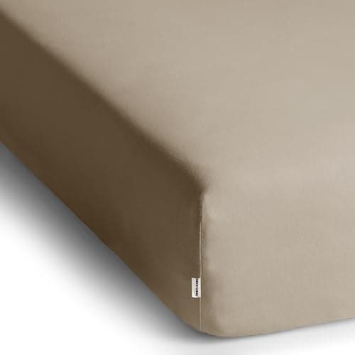 DecoKing Spannbettlaken 180 x 200 & 200 x 200 cm – 100% gekämmte Baumwolle (Jersey)