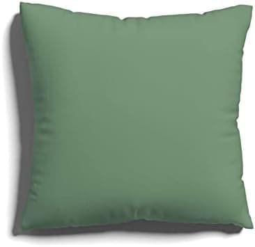 Schlafgut Easy Jersey Kissenbezug 40 x 40 cm – 100% Baumwolle, superweich & atmungsaktiv, Green Mid