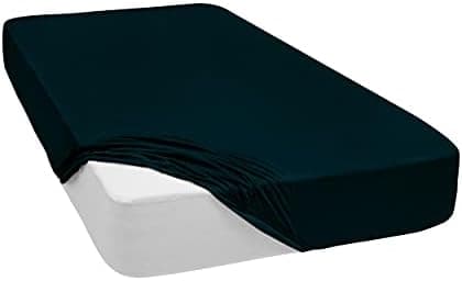 Mixibaby Spannbettlaken Jersey 100% Baumwolle – 180 x 200 cm, Hellgrau