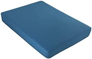 Vency Spannbettlaken 90x200 cm – 100% Baumwolle, für Matratzen bis 35 cm