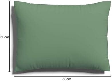 Schlafgut Easy Jersey Kissenbezug 40 x 40 cm – 100% Baumwolle, superweich & atmungsaktiv, Green Mid
