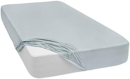 Mixibaby Spannbettlaken (Jersey) – 100% Baumwolle, 140 x 200 cm, Schwarz