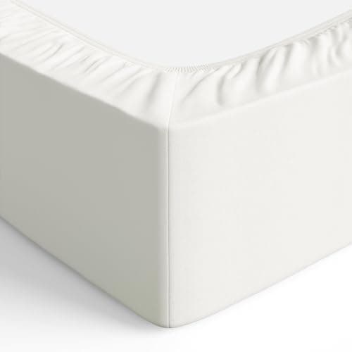 Amazon Basics Spannbettlaken – Mikrofaser Spannbetttuch 150 x 200 x 30 cm (für Matratzen bis 30 cm)