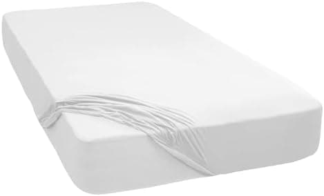 Mixibaby Spannbettlaken Jersey 100% Baumwolle – 180 x 200 cm, Hellgrau
