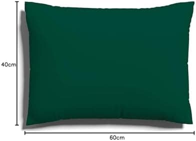 Schlafgut Easy Jersey Kissenbezug 40 x 40 cm – 100% Baumwolle, superweich & atmungsaktiv, Green Mid