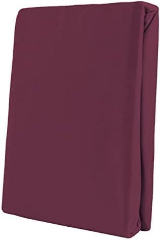 Leonado Vicent Spannbettlaken – 100% Baumwolle Jersey, Größen 180×200 & 200×200 cm, Grau