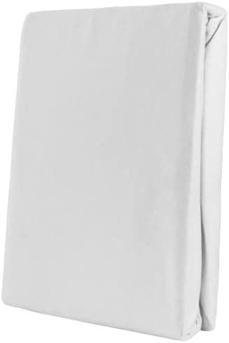 Leonado Vicent Spannbettlaken – 100% Baumwolle Jersey, Größen 180×200 & 200×200 cm, Grau