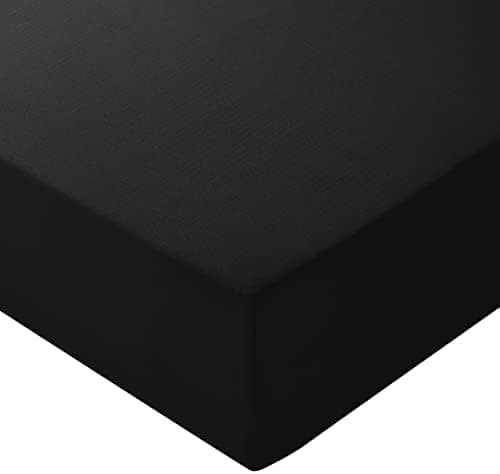 Amazon Basics Spannbettlaken – Mikrofaser Spannbetttuch 150 x 200 x 30 cm (für Matratzen bis 30 cm)