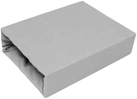 Elastisches Jersey-Spannbettlaken 90x180 cm – 100% Baumwolle, kuschelig warm