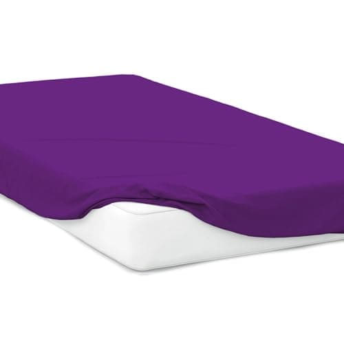 Jersey-Spannbettlaken 100% Baumwolle – 180 x 200 cm, Hellgrau