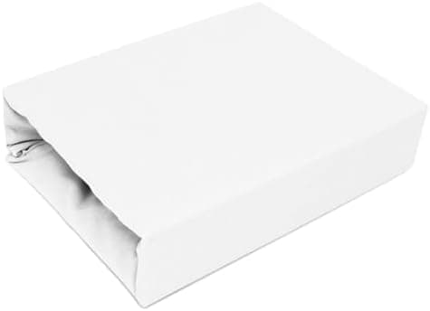 Elastisches Jersey-Spannbettlaken 90x180 cm – 100% Baumwolle, kuschelig warm