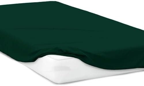 Jersey-Spannbettlaken 100% Baumwolle, 180 x 200 cm – Silber