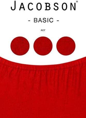 Jacobson Spannbettlaken für Wasserbett & Boxspringbett – 180 × 200 bis 200 × 220 cm