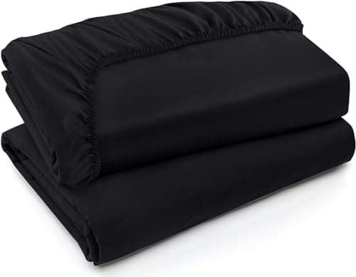 Utopia Bedding 2er-Set Spannbettlaken 140 x 200 cm – OEKO-TEX MADE IN GREEN zertifiziert – 35 cm Tiefe Tasche