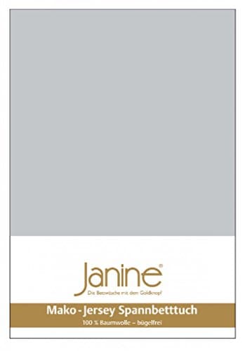 Janine Spannbettlaken Mako-Feinjersey Classic Jersey für Matratzen 180–200 x 200 cm