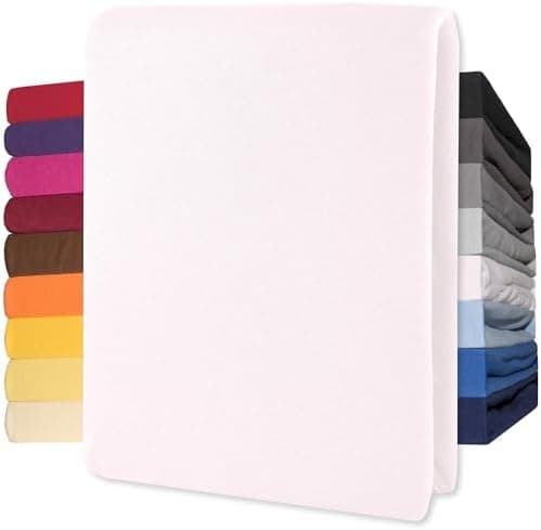 CelinaTex Jersey-Spannbettlaken 90x200–100x200 cm bis 26 cm Matratzenhöhe | 100% gekämmte Baumwolle | OEKO‑TEX STANDARD